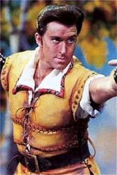Earl Carpenter as Gaston."Beauty and the Beast".