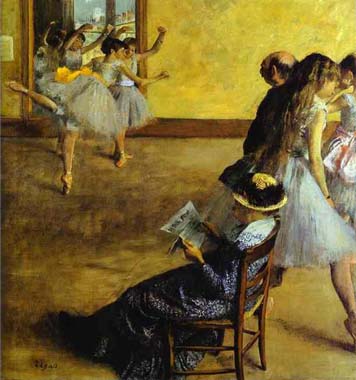 E.Degas. "School of dancing". 1881.