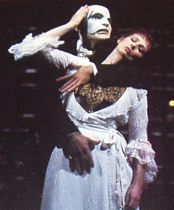 Ethan Freeman as Phantom & Jill Washington as Christine.