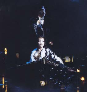 John Owen-Jones as Phantom & Deborah Dutcher as Christine