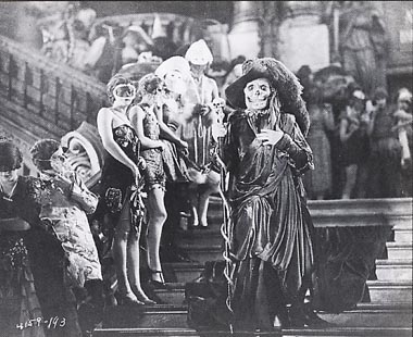 Lon Chaney as Red Death. Masquerade in the Opera House.