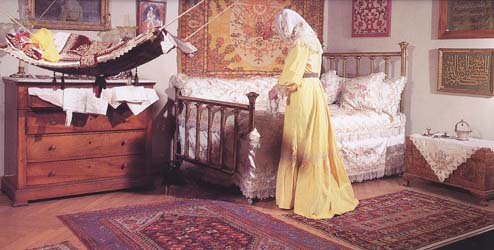 Interior of Turkish home of the end of 19-th - beginning of 20-th century.