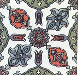 Turkish ceramic tile.