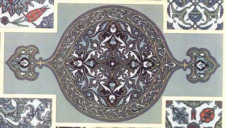 Turkish ceramic tile.